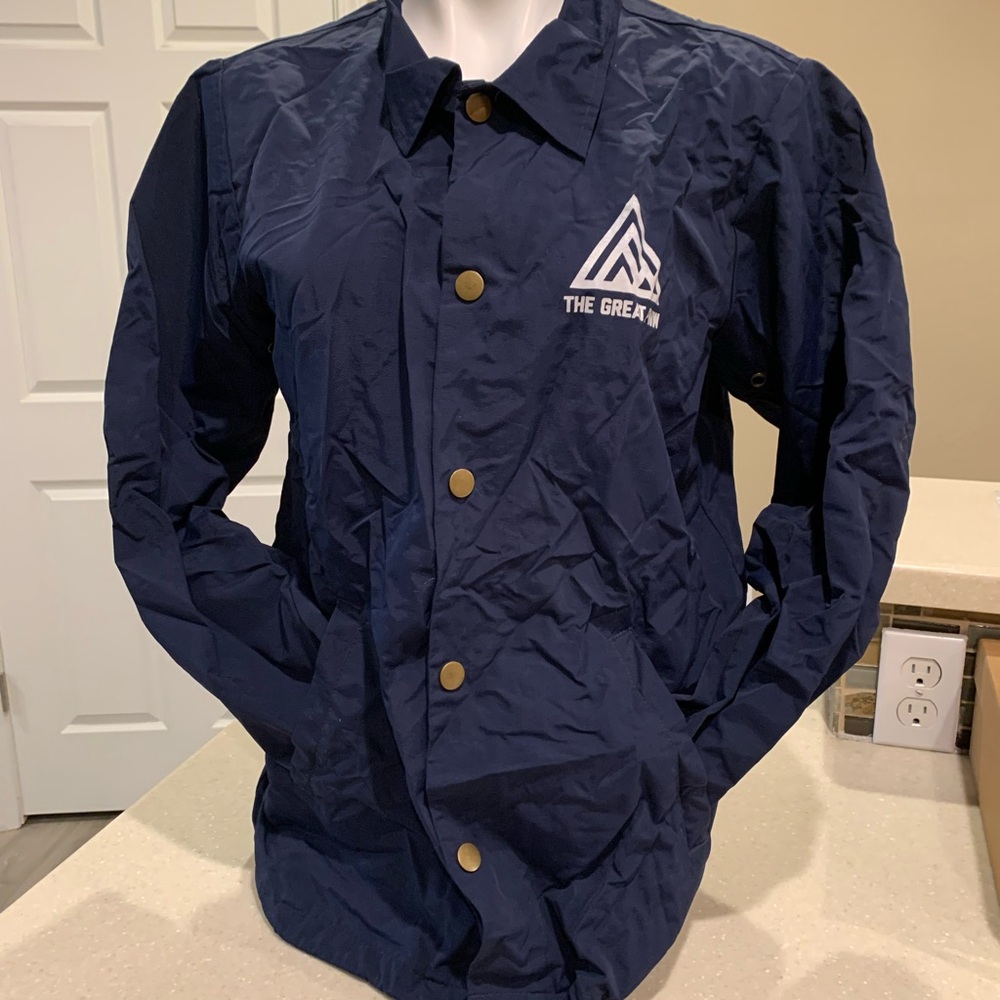 “THE GREAT PNW” - Navy Blue Men's Jacket